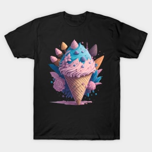 ice cream graffiti illustration T-Shirt